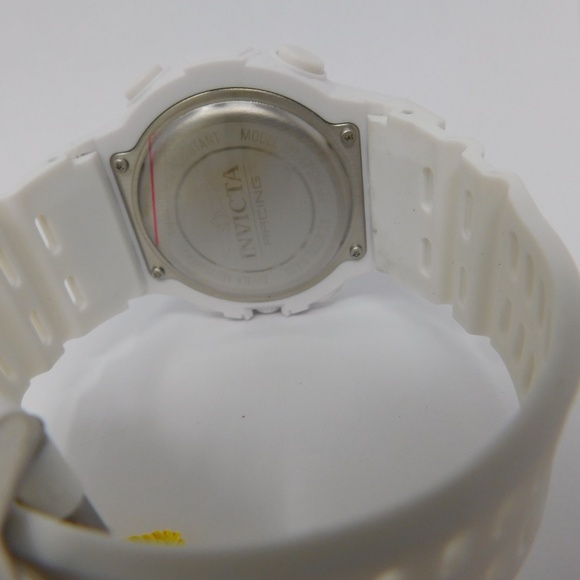 Invicta Men's Watch Racing Alarm Chronograph GMT Quartz Digital Black Dial 47524 - Picture 15 of 16